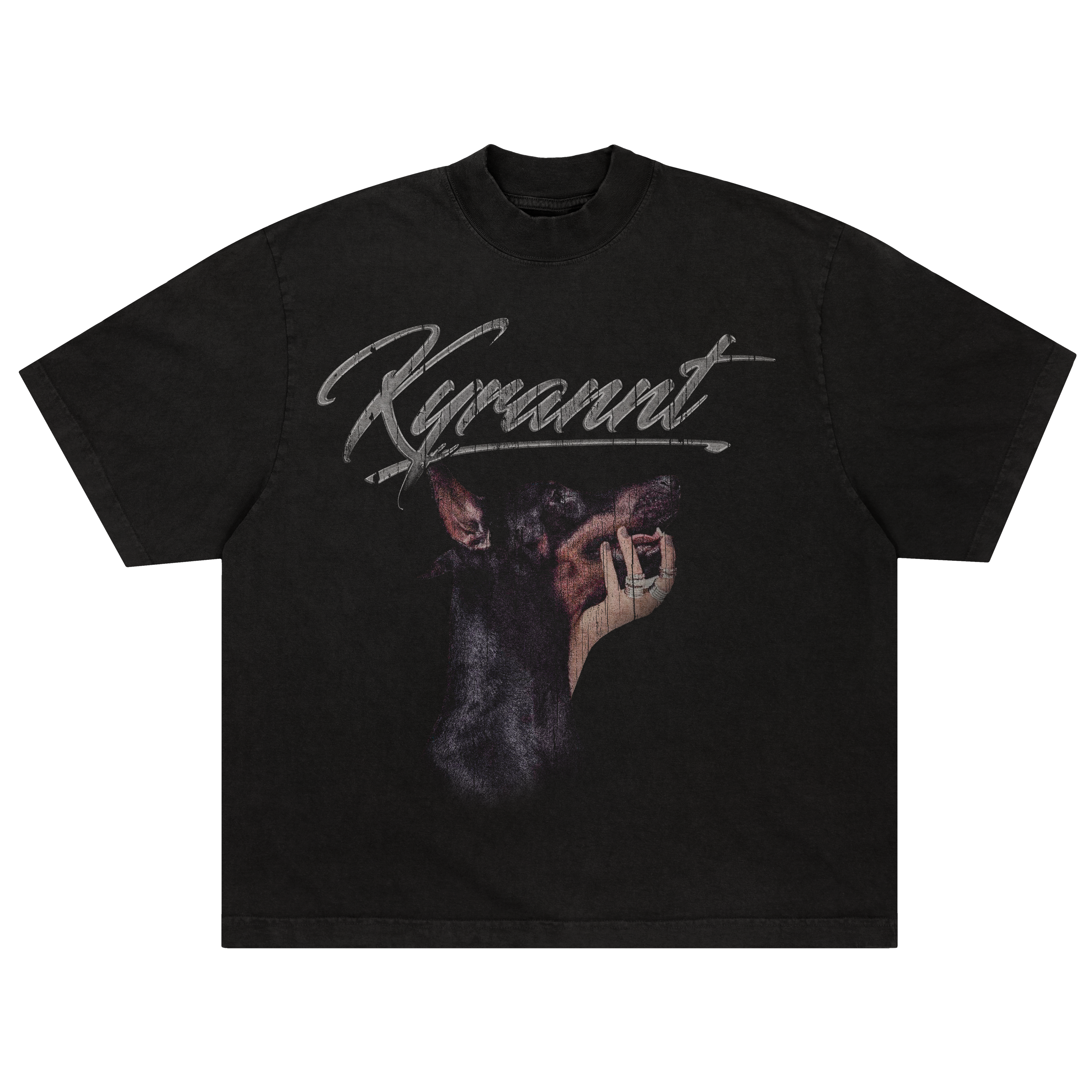 Faded Doberman Design T-Shirt